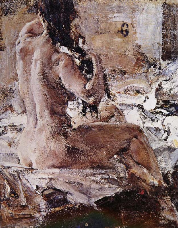 Nikolay Fechin Back Nude oil painting image